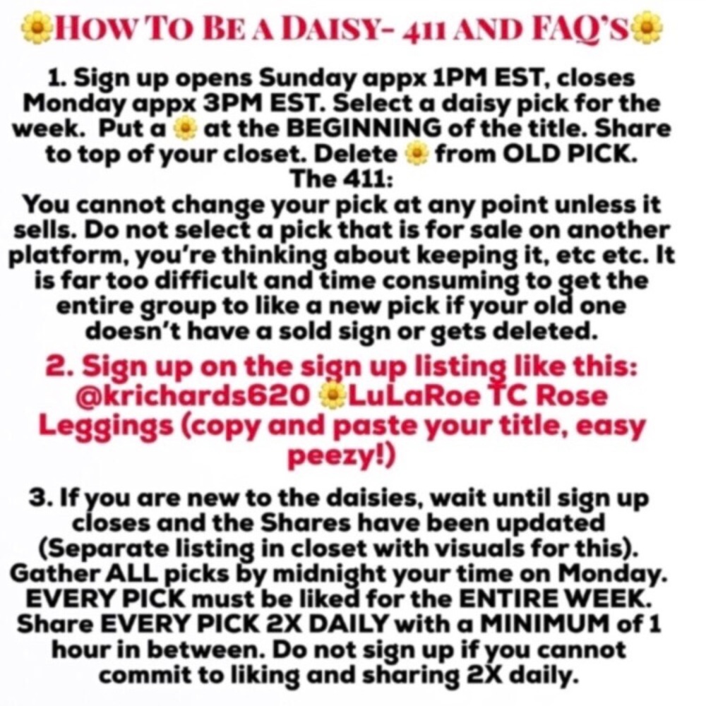 New Signups Posted Closing At 3pm - image 4